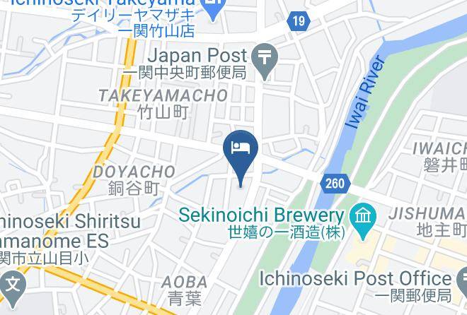 Ichinoseki City - Business Hotel Sato Maps