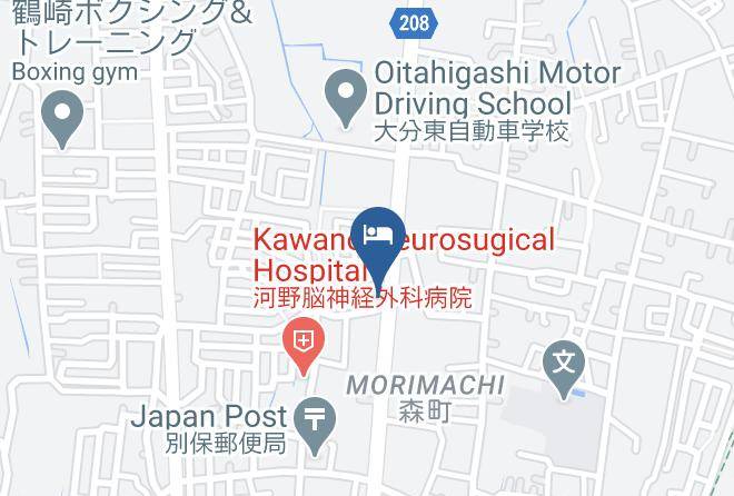 Oita City - Business Hotel Seifu Maps