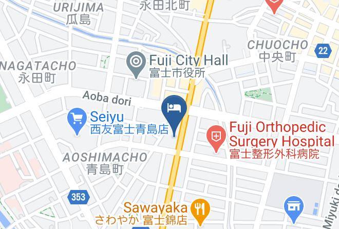 Fuji City - Business Hotel Shinfuji Main Building Maps