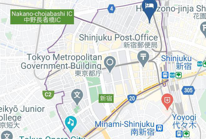 Shinjuku Ward - Business Hotel Shinjuku Town Annex Maps
