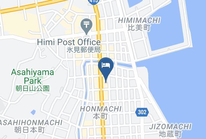 Himi City - Business Hotel Shinkikan Maps