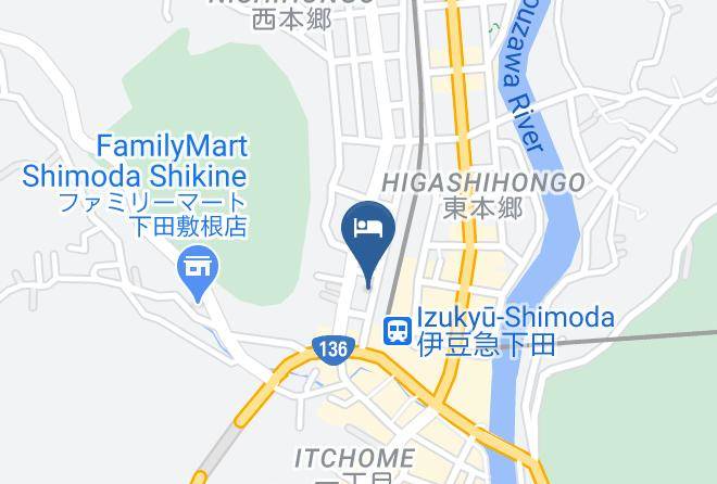 Shimoda City - Business Hotel Shozan Maps