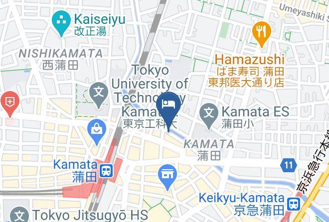 Ota Ward - Business Hotel Social Kamata Maps