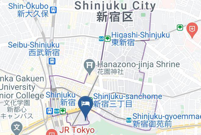 Shinjuku Ward - Business Hotel Suehiro Maps