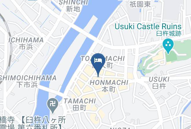 Usuki City - Business Hotel Sugano Maps