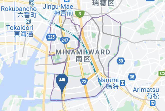Business Hotel Sun Clock Map - Aichi Pref - Nagoya City Minami Ward