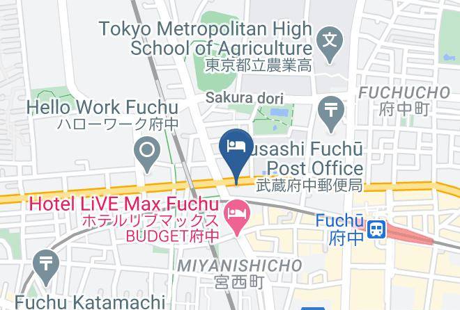 Fuchu City - Hotel Sunlight Maps