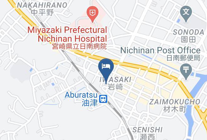 Nichinan City - Business Hotel Sunrise Maps