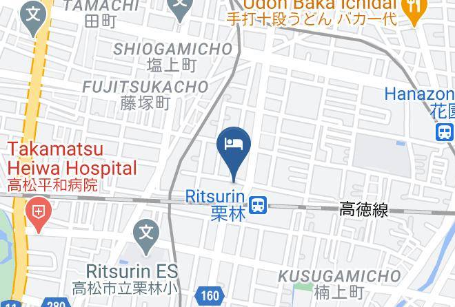 Takamatsu City - Business Hotel Sunshine Takamatsu Maps