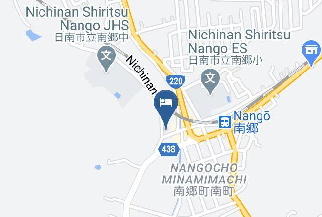 Nichinan City - Business Hotel Surfin Maps
