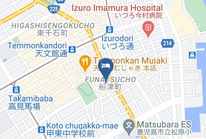 Kagoshima City - Business Hotel Tenmonkan Maps