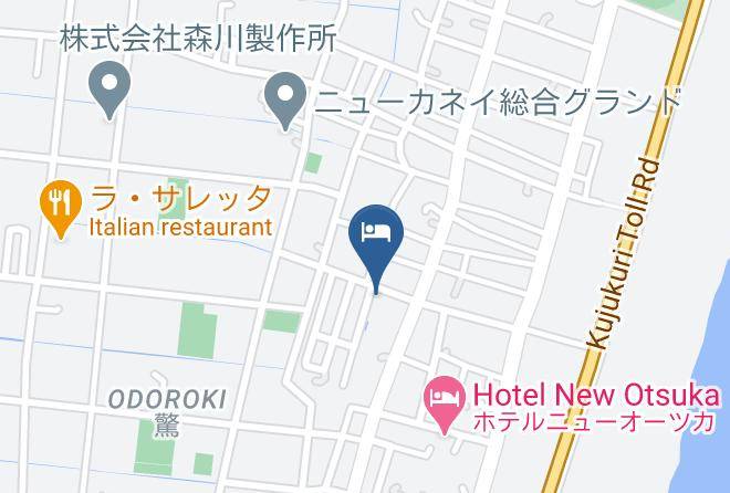 Shirako Townchosei District - Business Hotel Turtle Maps