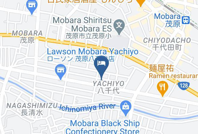Mobara City - Business Hotel Turtle Maps