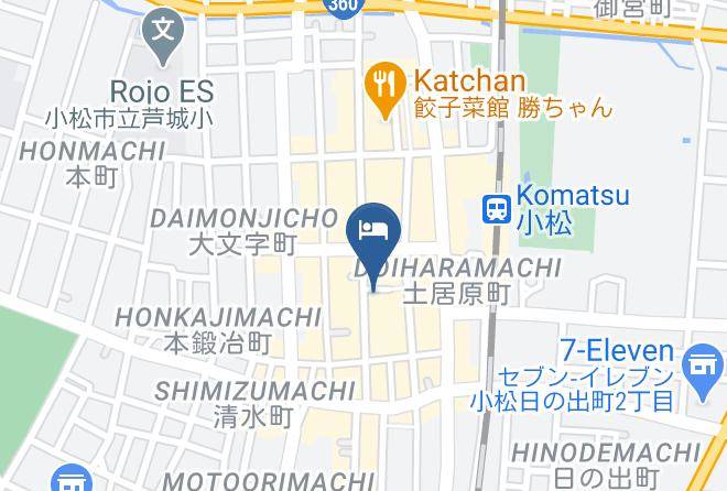 Komatsu City - Business Hotel Wakura Maps