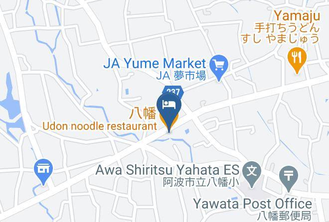 Awa City - Business Hotel Waraguro Maps
