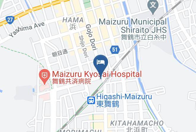 Maizuru City - Business Hotel Wave Maizuru Maps