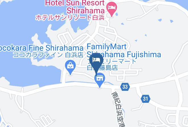 Shirahama Townnishimuro District - Business Hotel White Maps