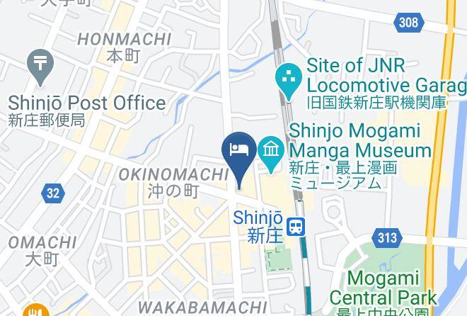 Shinjo City - Business Hotel Yamaki Maps
