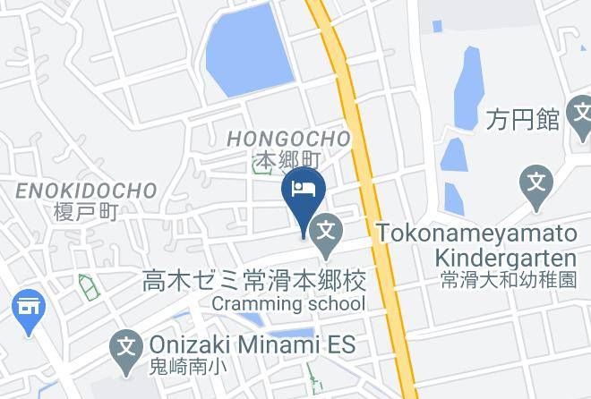 Tokoname City - Business Inn Donichi Maps