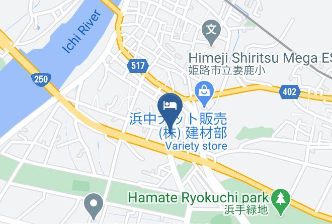 Himeji City - Business Inn Fujiya Maps