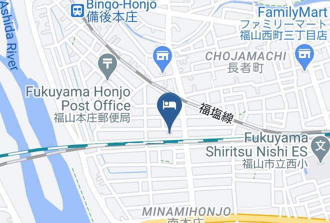 Fukuyama City - Business Inn Fukuyama Maps
