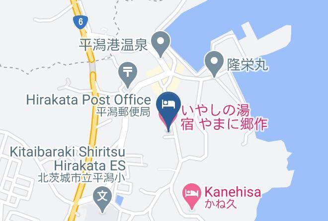 Kitaibaraki City - Business Inn Izumiya Maps