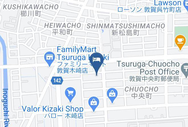 Tsuruga City - Business Inn Matsuya Maps