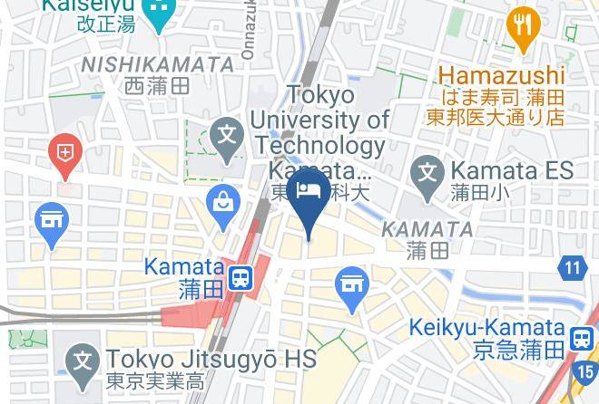 Ota Ward - Business Inn Nagomi Maps