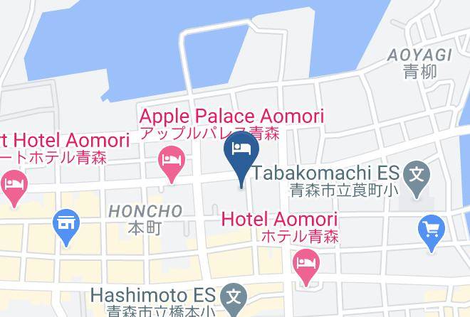 Aomori City - Business Inn Pression Nakayama Maps