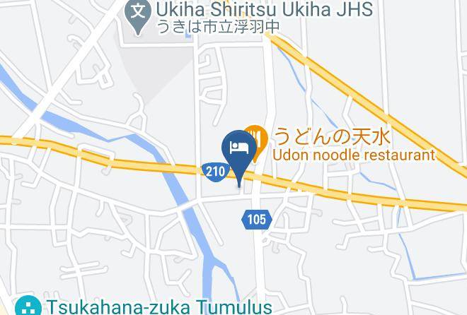 Ukiha City - Business Inn Uribo Maps