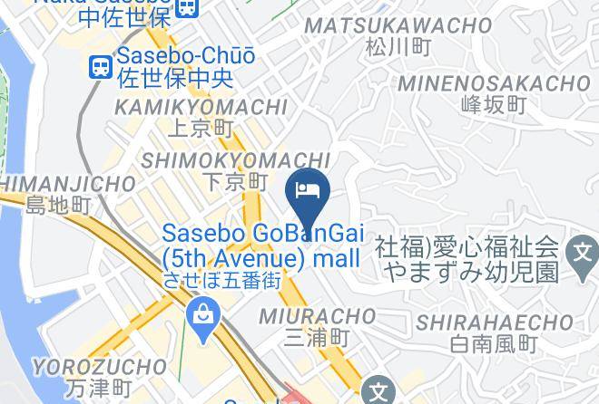 Sasebo City - Business Kaneko Hotel Maps