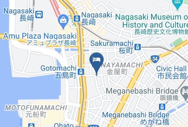Nagasaki City - Hotel Ikeda Maps