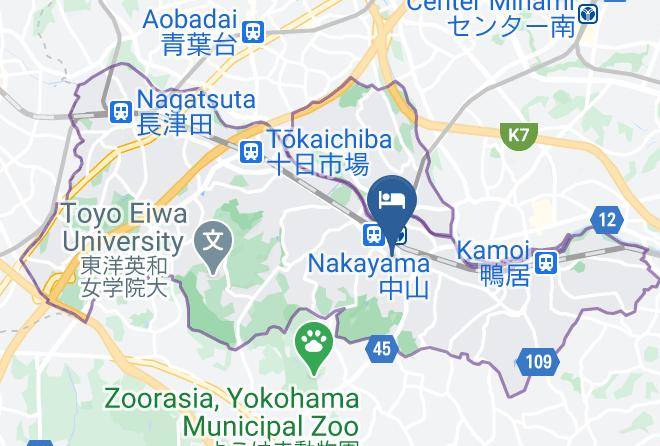 Yokohama City Midori Ward - Business Noyado Yoneya Hotel Maps