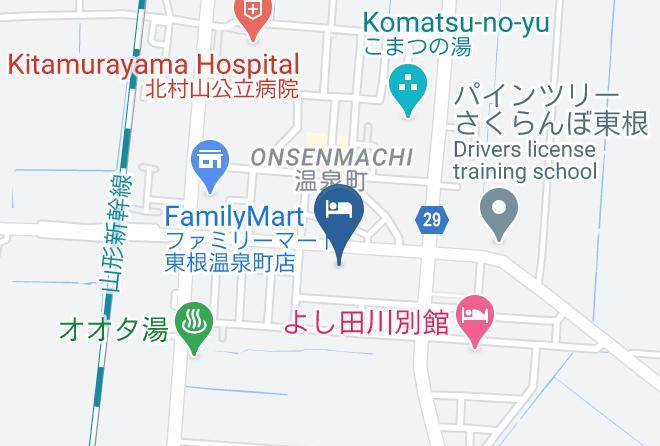 Higashine City - Business Park Hotel Maps