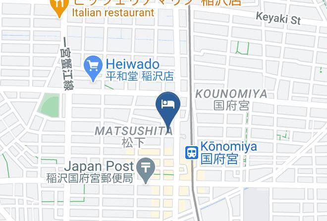 Inazawa City - Business Pearl Hotel Maps