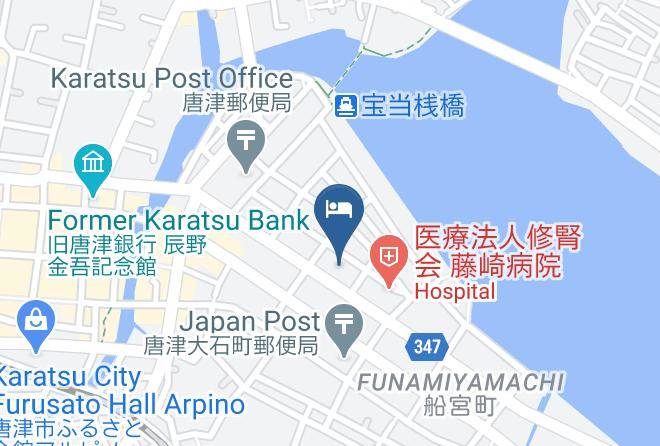 Karatsu City - Business Ryokan Midori Maps