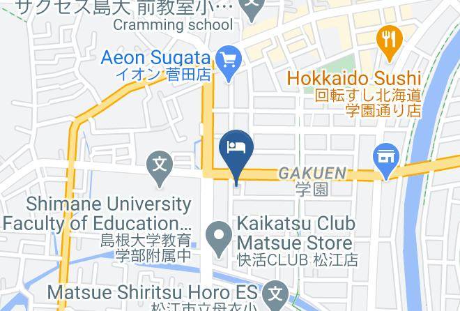 Matsue City - Business Ryokan Satsuma Maps