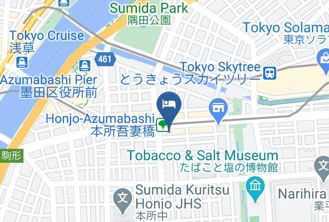 Sumida Ward - Business Ryokan Takenoya Maps