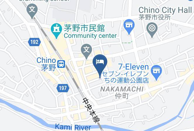 Chino City - Business Ryokan Wakamizu Maps