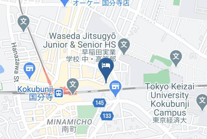 Kokubunji City - Business Sennari Hotel Maps