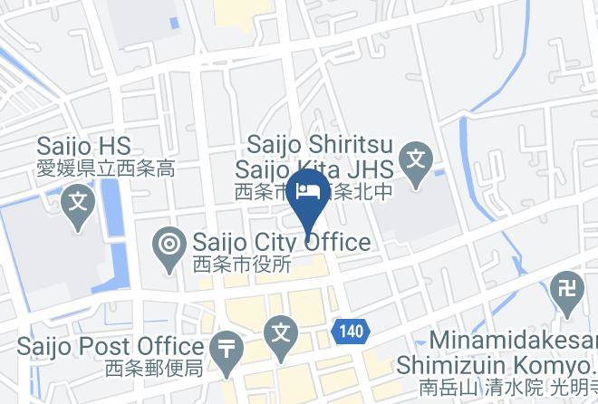Saijo City - Business Station Akayane Maps