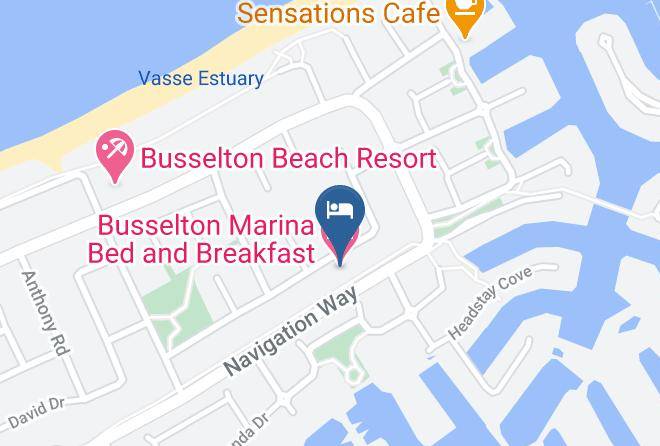 Busselton - Busselton Marina Bed And Breakfast Maps