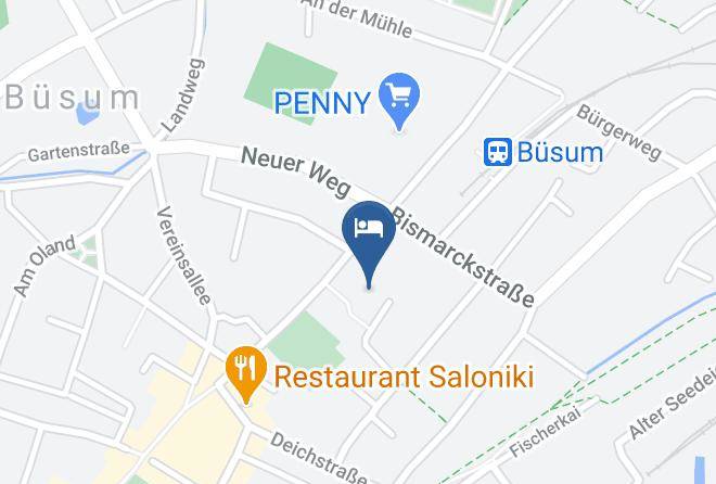 Dithmarschen - Busumer Strandjungs Haus Thomas Maps