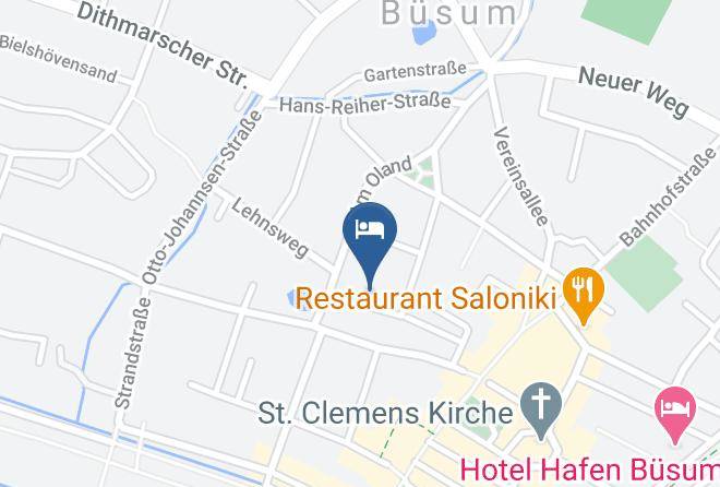 Dithmarschen - Busumer Strandjungs Haus Bennet Maps
