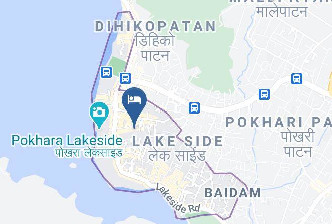 Pokhara - Busy Bee Resort Maps