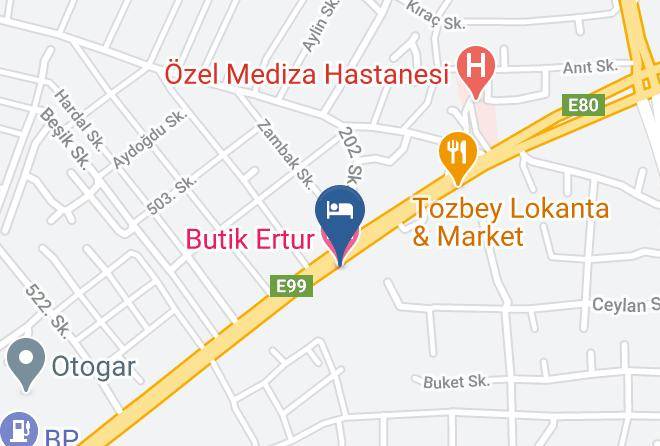 Butik Ertur Hotel Map