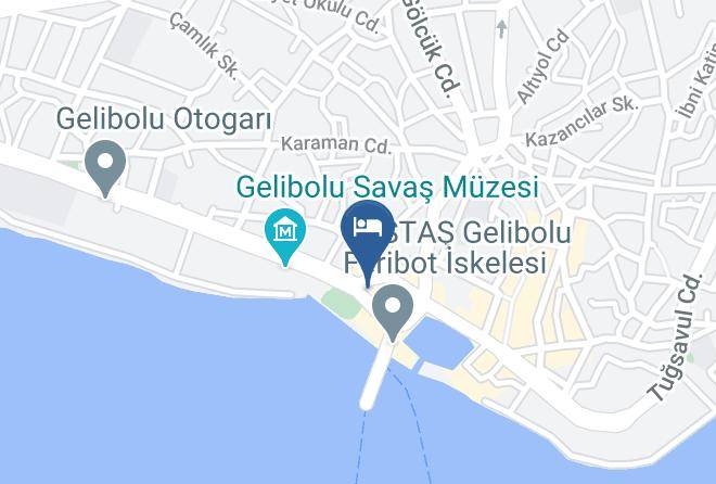 Hotel Gelibolu Map