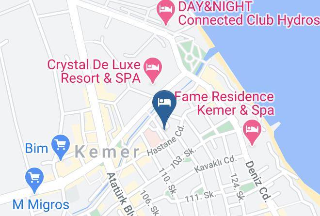 Kemer - Butik Isabel Hotel Maps