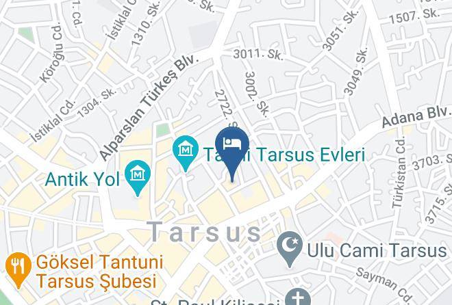Tarsus - Butik Otel Maps