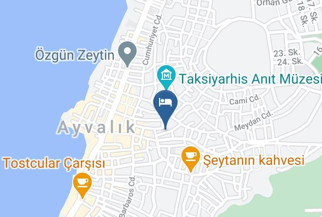 Ayvalik - Butik Zeytin Pansiyon Ayvalik Zeytin Pension Maps
